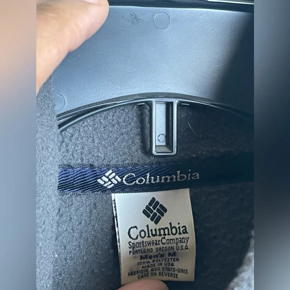 Columbia Sportswear Mens Fleece Jacket Full Zip Long Sleeve Green Size Medium - Picture 5 of 9